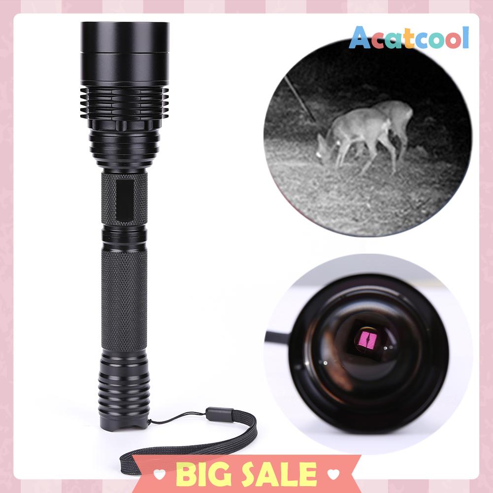 Lampu Senter LED 850nm Tenaga Baterai Dengan Night Vision Inframerah Untuk Hunting