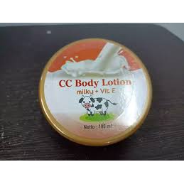 CC Body Lotion Milky &amp; CC Milky Body Scrub AMAN BPOM