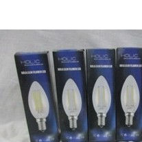 Lampu Candle E14 Filamen LED 4w / Bola Lilin Filamen LED HOLIC **