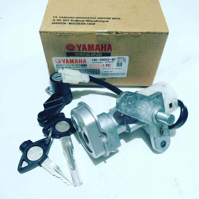 KUNCI KONTAK  MIO SOUL FINO KARBU PRODUK ASLI YAMAHA YGP 100% 14D-XH252-02