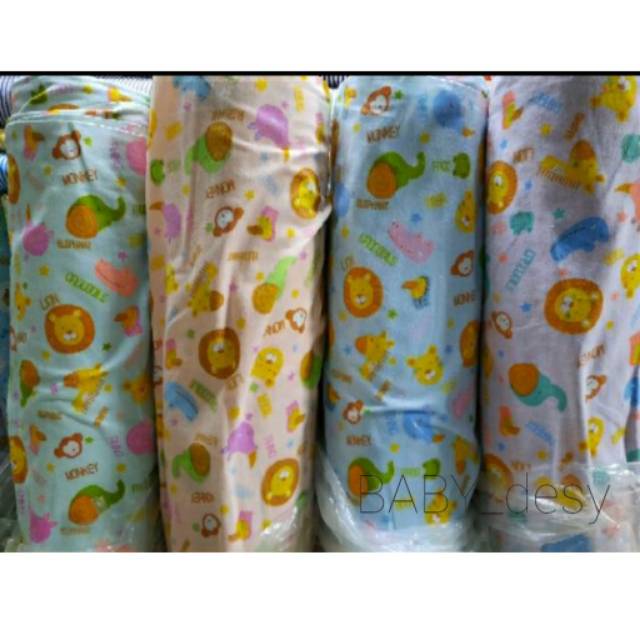 BEDONG BAYI FLANEL METERAN OBRAS TEPI / MOTIF LUCU / LEBAR 160*100