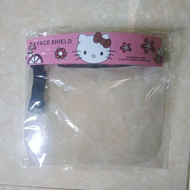 Faceshield Motif Hello Kitty