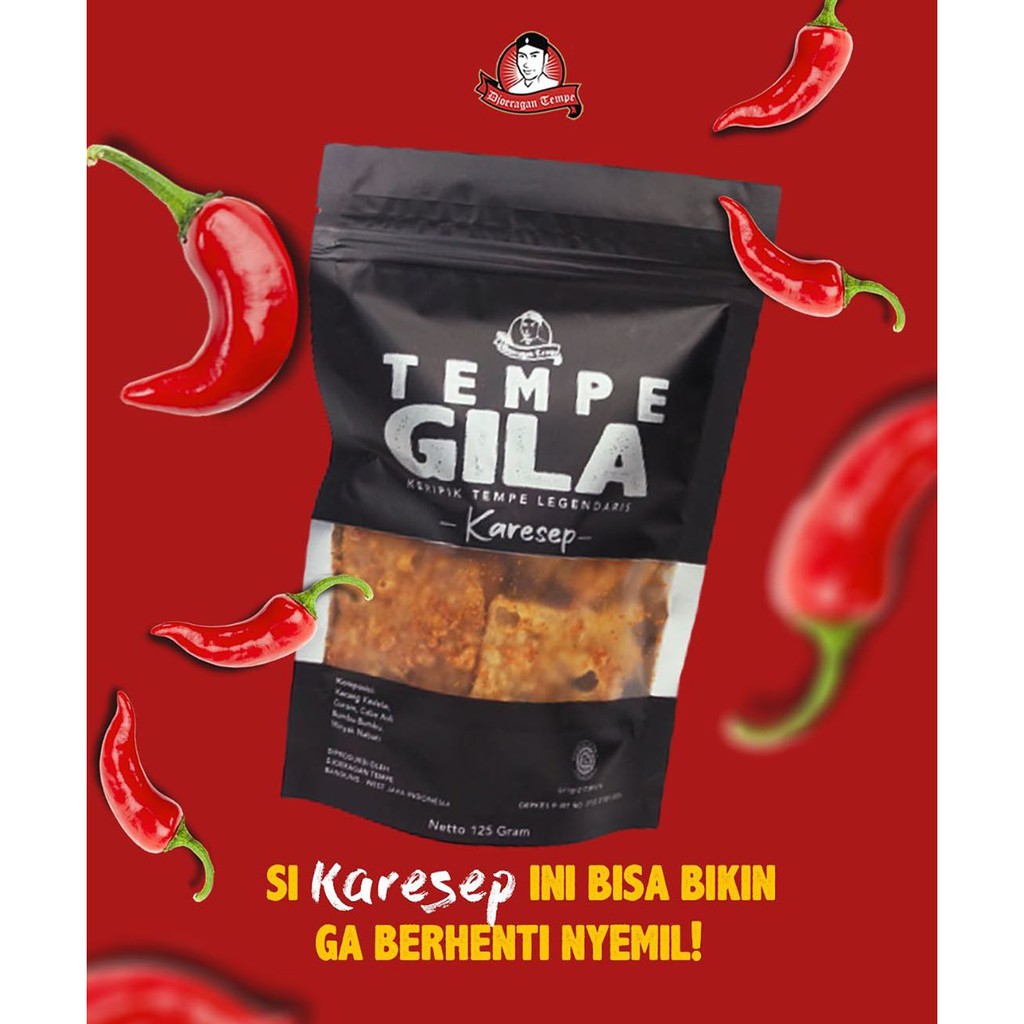 

TEMPE GILA KARESEP LEVEL 2 KERIPIK PEDAS CEMILAN KHAS BANDUNG