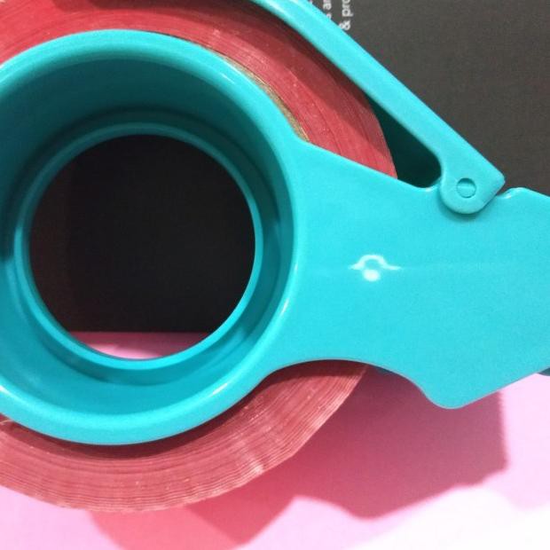 

☉ Lakban Merah Fragile 100 meter FULL x48 mm. Etona 2 inch, SUPER tebal ●