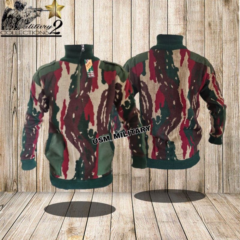 Sweater Rajut Loreng Kopasus / Sweater Rajut Pria/Wanita