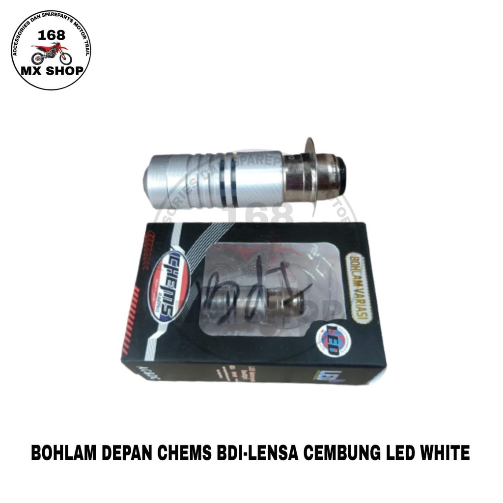 Lampu Bohlam Depan Chems BDI-Lensa Cembung Led White
