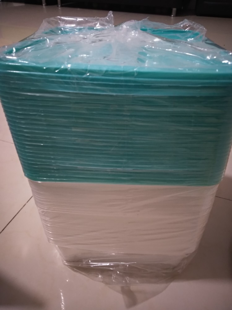 Thinwall 2000 Ml + Tutup Warna Biru Tosca Merek Fim Harga 1 Roll Isi 25 Pcs