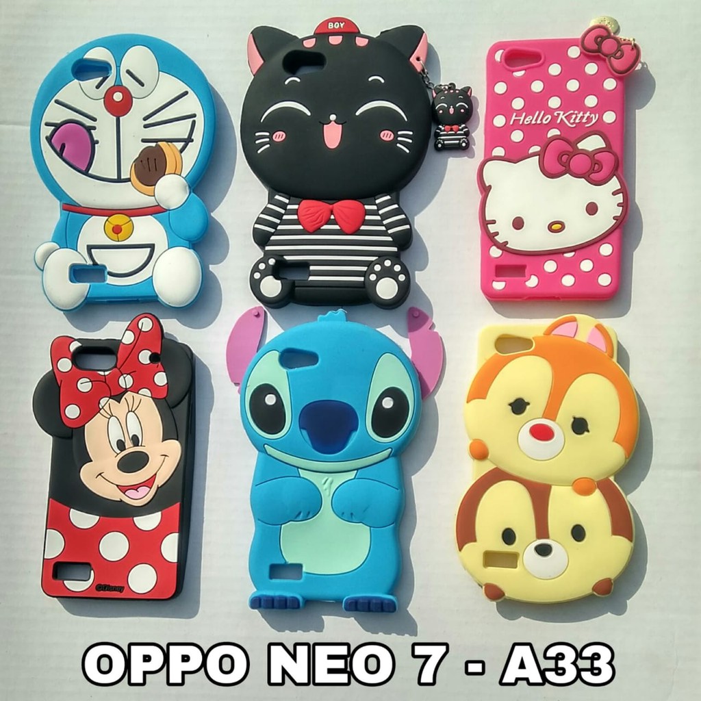 Oppo Neo 7 A33 Case Boneka Caracter Lucu New Shopee Indonesia