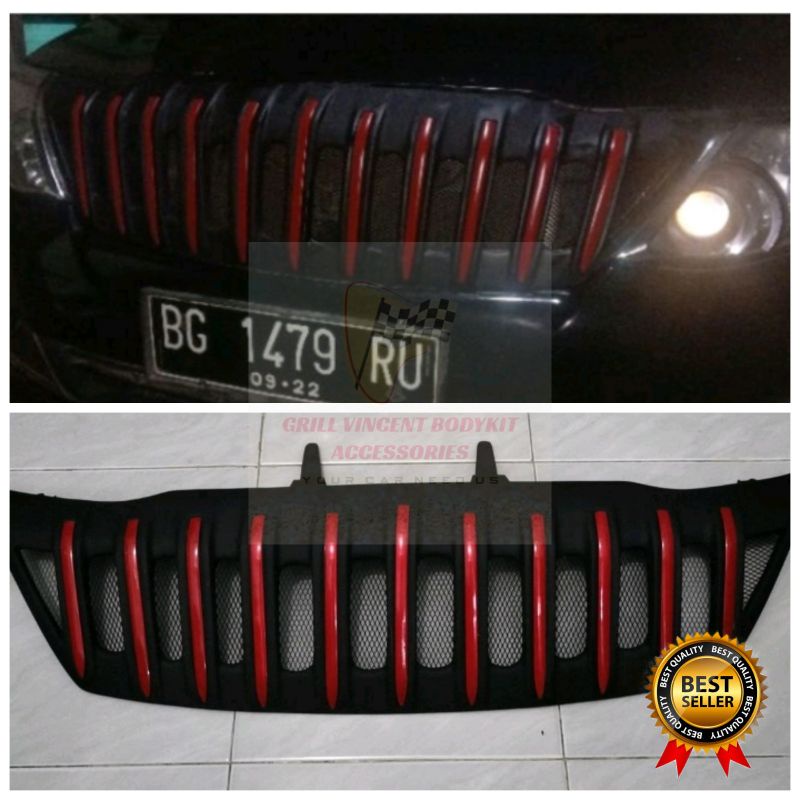 Front Grill depan fortuner 2012 2013 2014 2015 model Apollo Gril