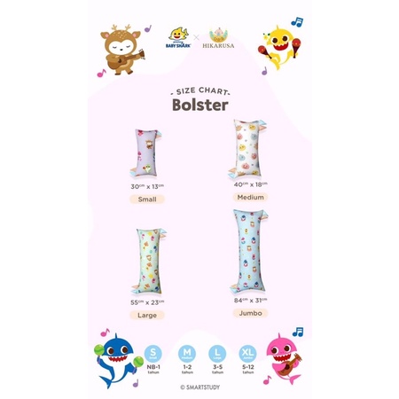HIKARUSA baby shark  - bantal guling JUMBO