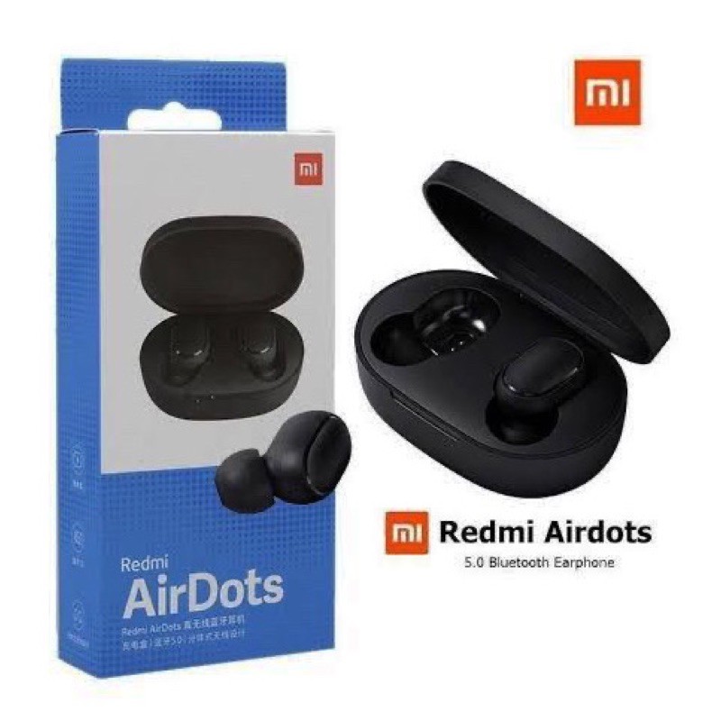 Airdots TWS Headset Bluetooth 5.0 Wireless Earphone Stereo Bass Mi Air Dots