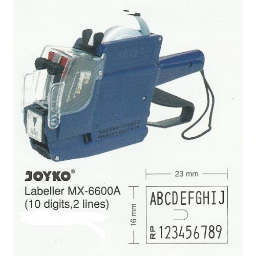 

Tygse70 Refill Per Pak 10 Rol - Alat Label Harga Joyko Mx 6600 A ( 2 Baris ) As71S0D