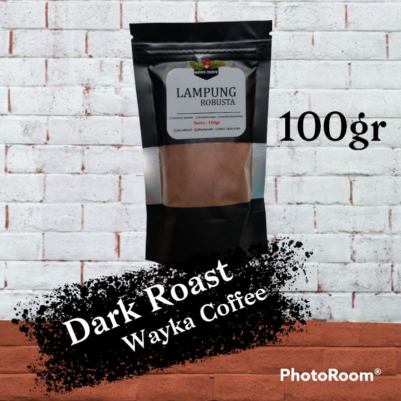 

Kopi Robusta Lampung 100gr (Roasting Dark)