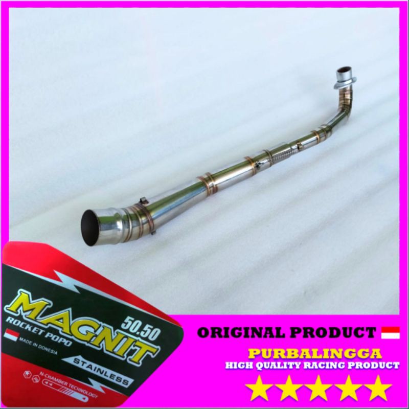 pipa leher knalpot racing Jupiter z Vega r samping full cacing stainless grand Kirana Supra old