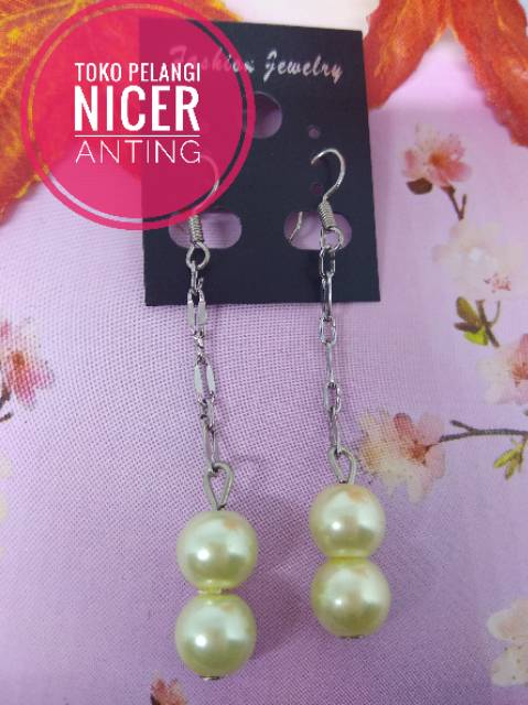 Anting Mutiara Simpel Ala Korea/Anting murah /anting kekinian/Anting fashion wanita