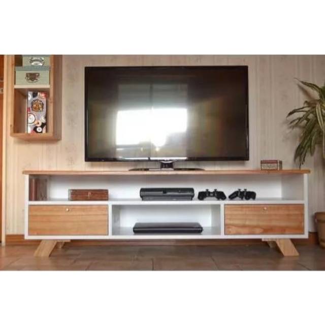 Meja tv kayu multiplex( bukan serbuk) 120 Nico