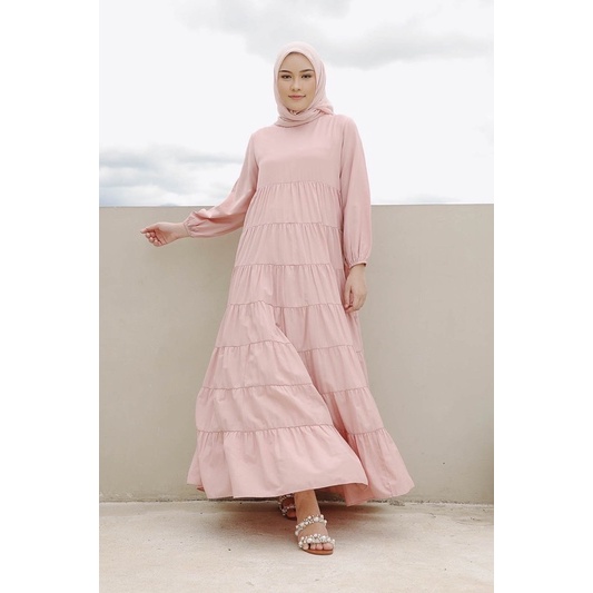 Finna Dress Dusty Pink HijabChic