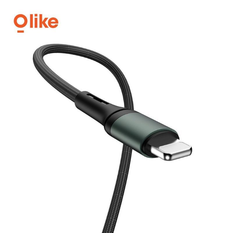 KABEL DATA LIGHTNING FOR IPHONE FAST CHARGING 2.4A 100CM OLIKE OC-A1L