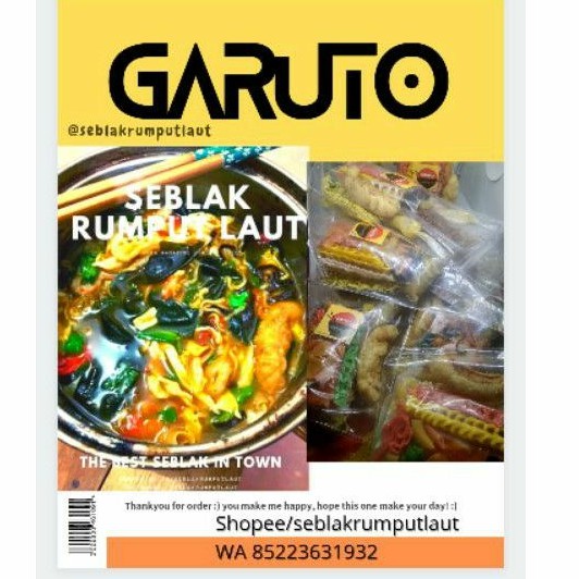 

SEBLAK INSTAN / PROMO SEBLAK RUMPUT LAUT TERMURAH / TANPA MINIMAL ORDER