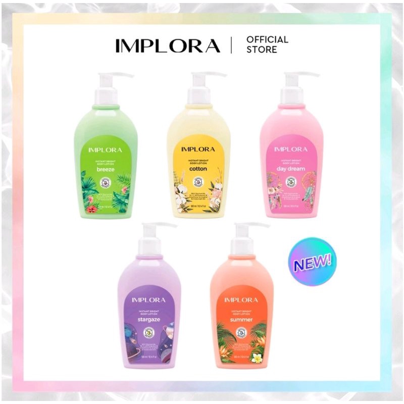 IMPLORA Instant Bright Body Lotion | ❤ jselectiv ❤ Hand Body Lotion IMPLORA ORI✔️BPOM✔️COD✔️