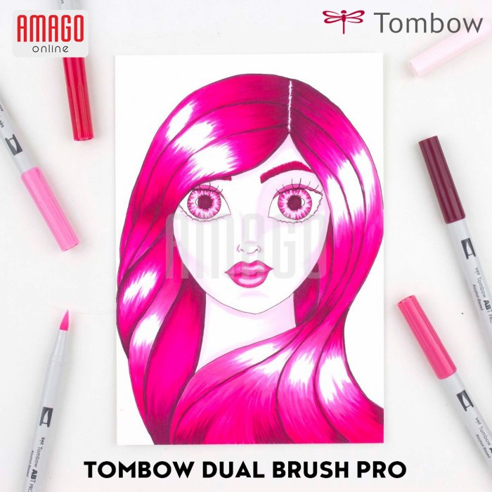 TOMBOW Dual Brush Pen ABT PRO - PINK TONES - 5 packs - XAAB-TP5PI