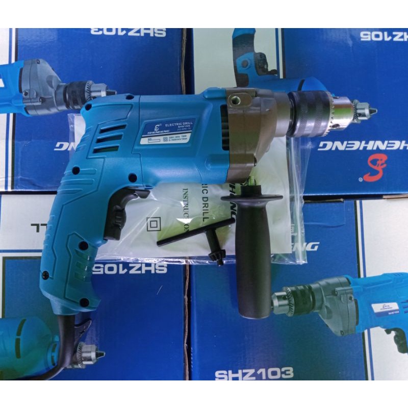Varian mesin bor 13mm impact drill UCHIHA besi kayu tembok beton sekrup obeng baut