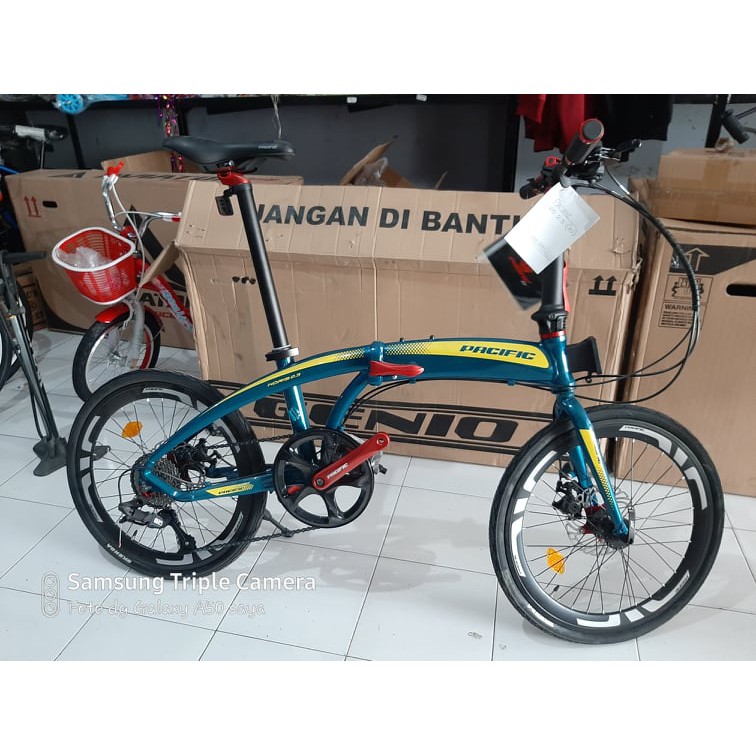 Sepeda Lipat 20 Pacific Noris 2.3 Alloy 8 speed | Shopee