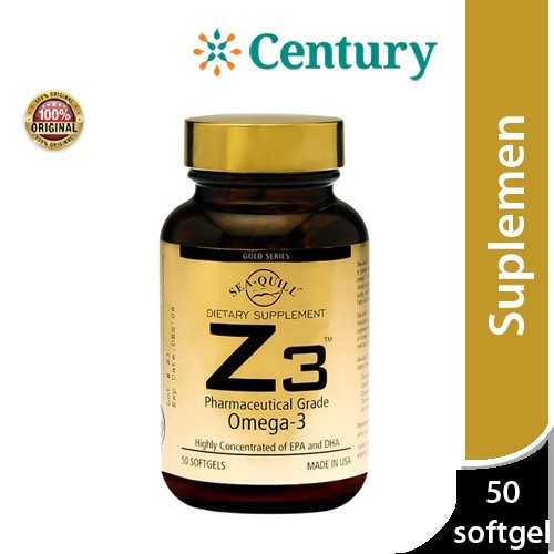 {cantikstore} SEA QUILL Z-3 OMEGA-3 50`S / Omega 3 / Kolesterol / Suplemen Berkualitas