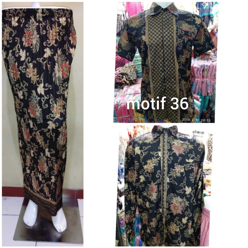 Rok  Mermaid Rok Duyung batik dan hem panjang pria modis