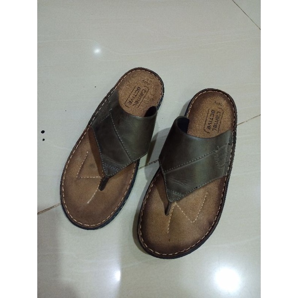 SANDAL KULIT ORIGINAL CAMEL