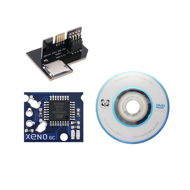 Btsg Micro SDCard Adapter Disc DVD Xeno Untuk GC Chip Gaming Part 1set Untuk NGC NTSC SD2