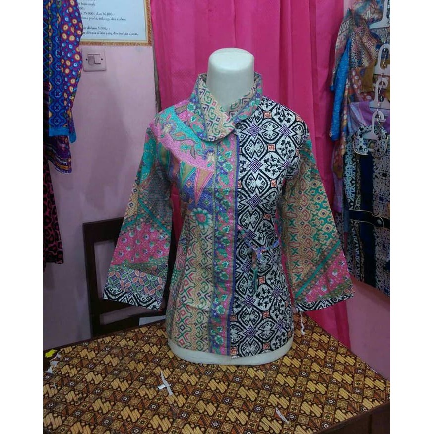 Blus batik printing pekalongan