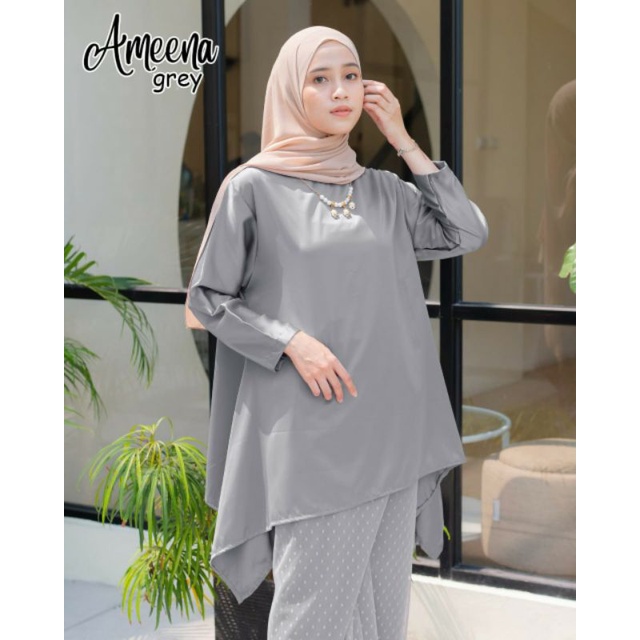 Ameena Set, SETELAN WANITA SUPER DUPER CANTIK MODIS FIT XXL LD 112 BAHAN MAXMARA VELVET TERMURAH OOTD TERLARIS