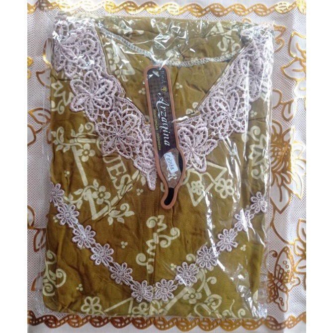 PROMO TERLARIS LONGDRES DASTER RENDA ARAB CALISTA RESLETING DEPAN BUSUI TERMURAH GAMIS CANTIK-Hijau Pupus