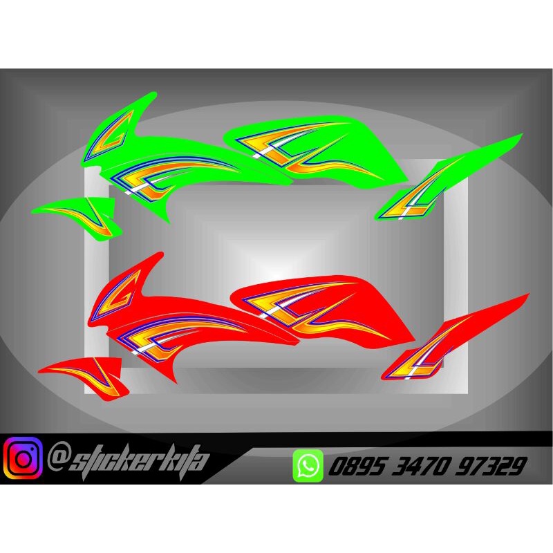 striping ninja rr new striping ninja rr variasi