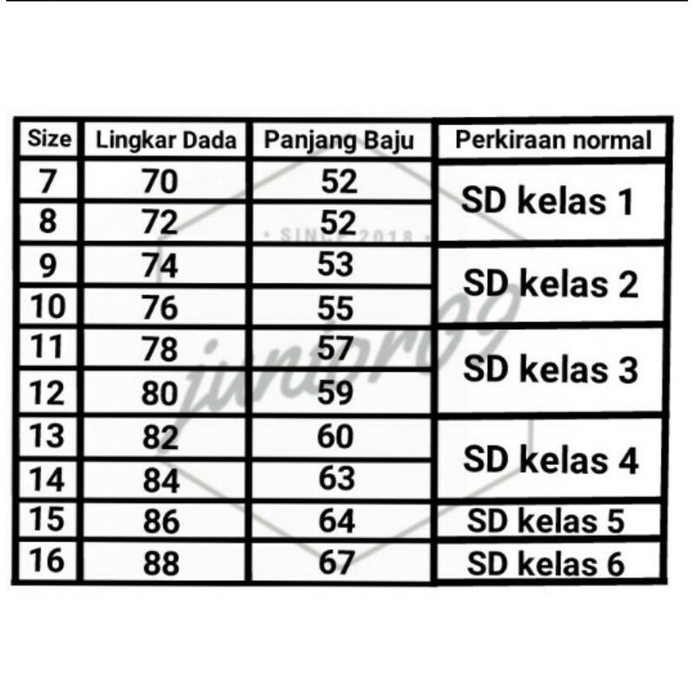 BAJU PRAMUKA PANJANG ANAK SD LENGAN PANJANG//ATASAN PRAMUKA Lengan panjang anak