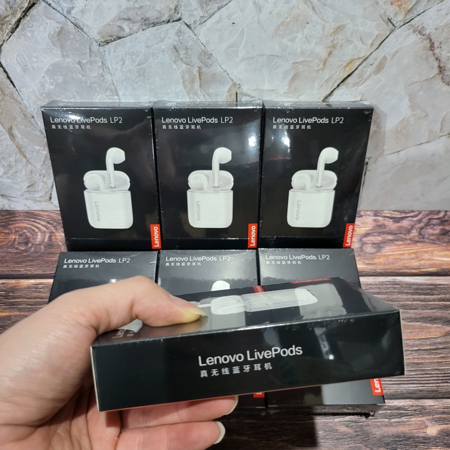 LENOVO LP2 TRUE WIRELESS BLUETOOTH EARPHONE TWS NOISE REDUCTION