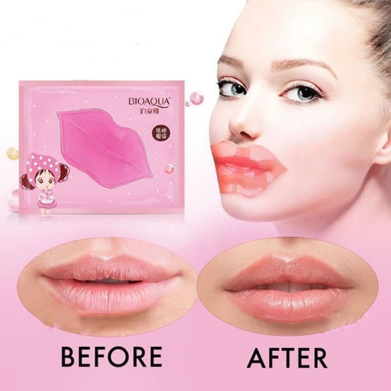 MASKER BIBIR COLLAGEN Pelembab Mulut Kering Pecah Lip Mask Moisturizing Moist Halus Lembut