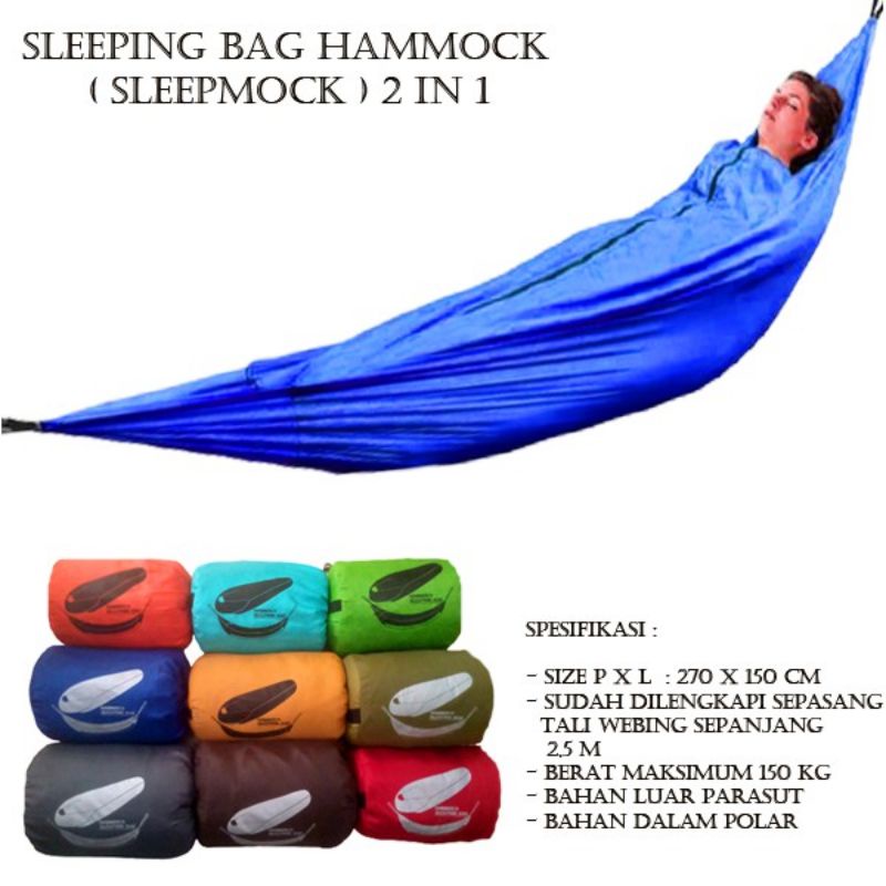 sleepmock Sleeping Bag &amp; Hammock 2in1