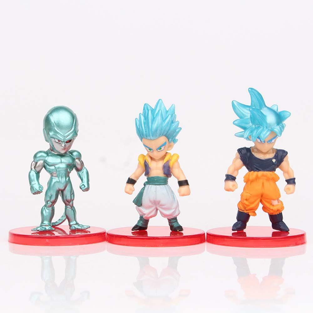 AUGUSTINA Dragon Ball Ultra Instinct 21pcs/ Mainan Model Frieza Q version Vegeta Son Goku