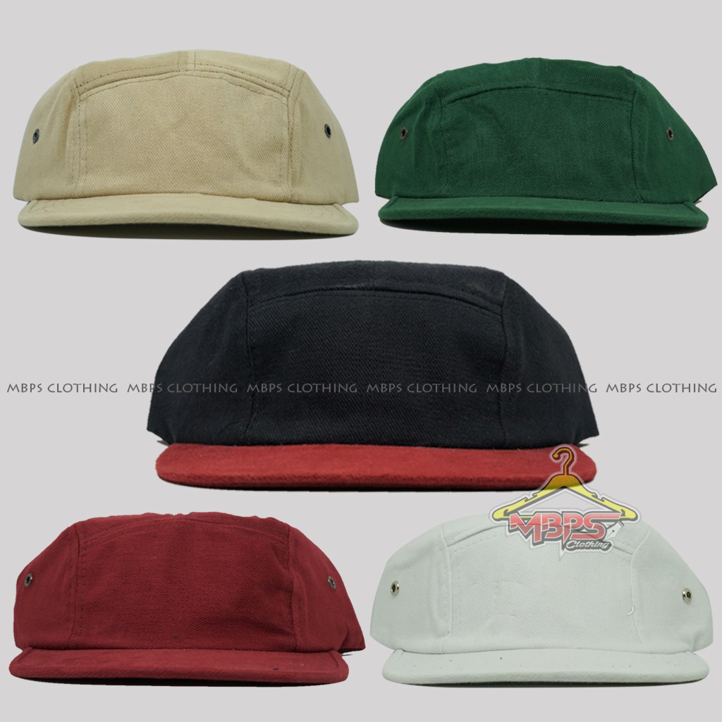 Topi Snapback 5 Panel Distro Polos Polosan Rafel