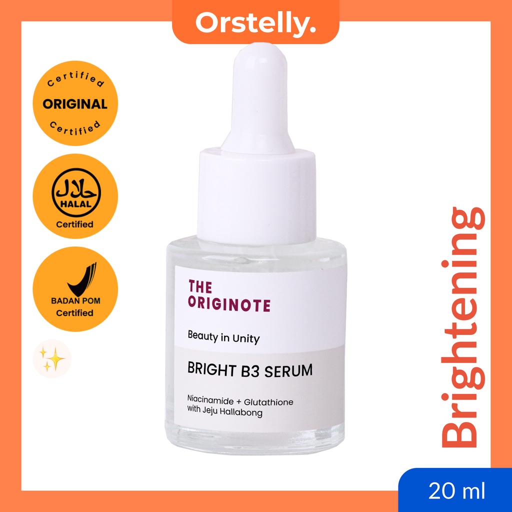 Jual The Originote - Bright B3 Serum Niacinamide + Glutathione With ...