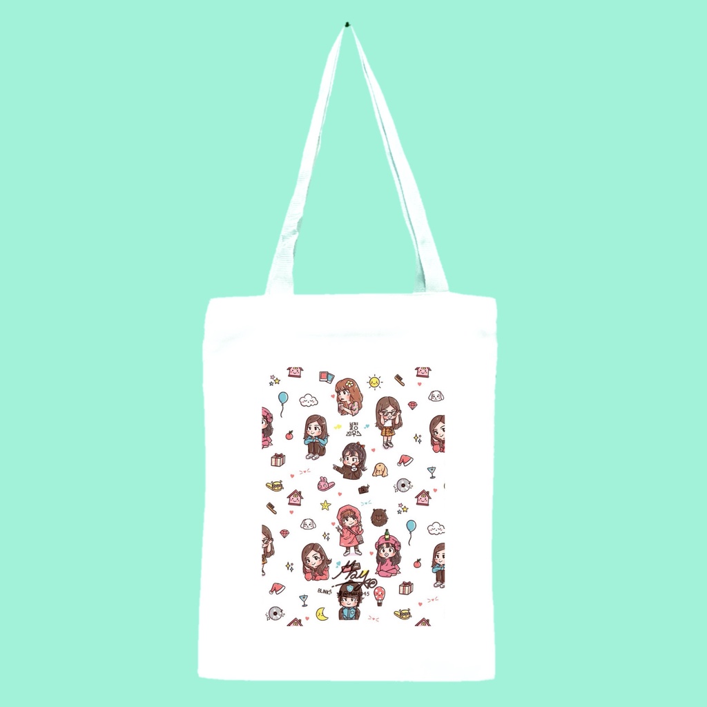 PART 4 KPOP New totebag aesthetic printing (resleting) drill premium (400) || kiiyoomii ||