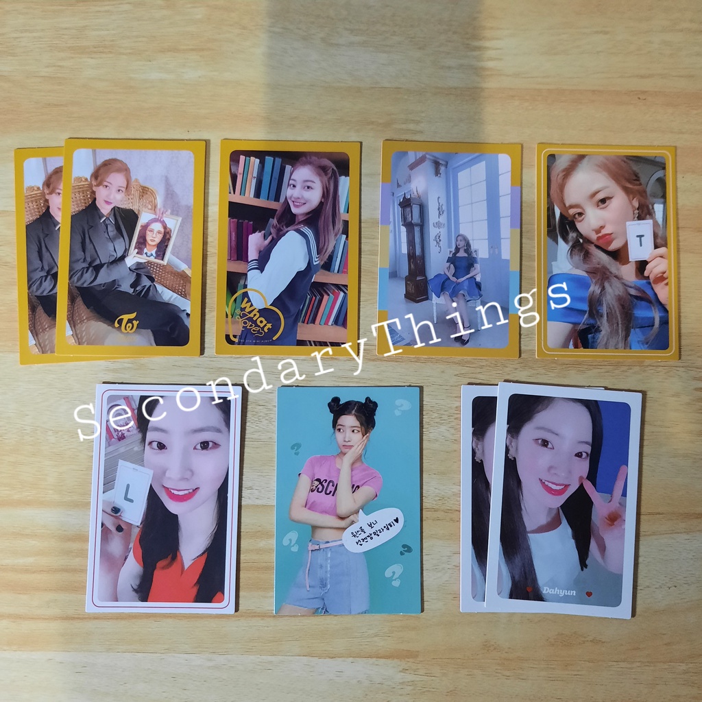 [OFFICIAL] TWICE Jihyo Dahyun What Is Love/WIL Photocard