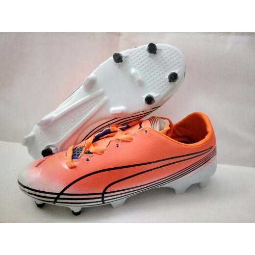 Ready  sepatu bola puma evo speed freesh orangeputih
