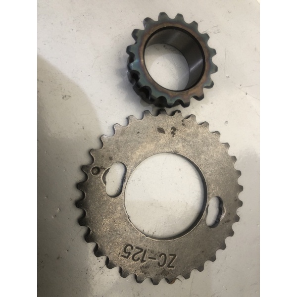 timing sentrik gigi kamprat kenteng atas bawah set gl pro cdi series 100 cb original import thailand