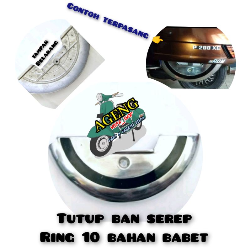 TUTUP BAN SEREP VESPA NEW PX PX SERIES VESPA EXCEL NEW