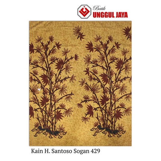 KAIN BATIK SOGAN KUNING UNGGUL JAYA HALUS