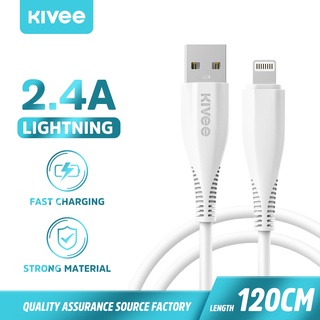Kivee Kabel Data Fast Charging 2.4A IPHONE Micro USB Type C Android  Xiaomi Oppo Vivo Samsung