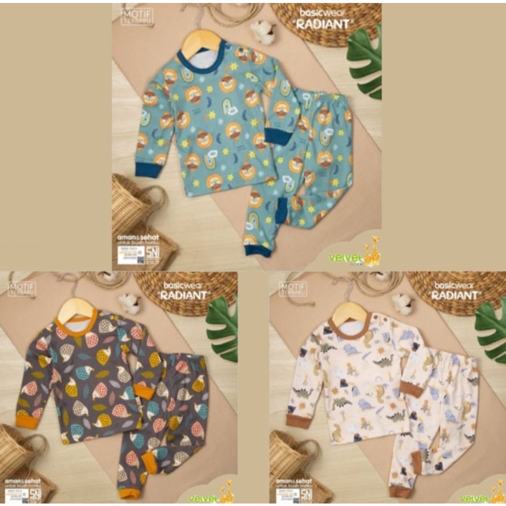 Velvet Junior Radiant New Setelan Baju Anak Bayi-1